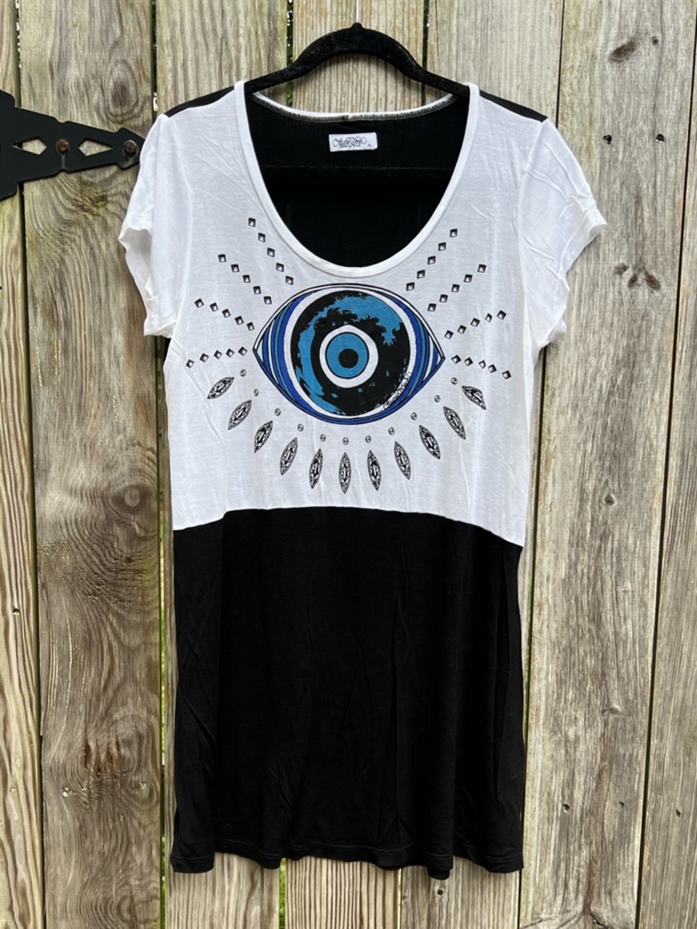 Lauren Moshi RARE Evil Eye Mini Dress Women’s Medium